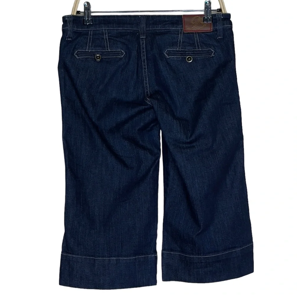 Level 99 Capri Dark Blue Cropped Size 27 Jeans - Picture 10 of 10